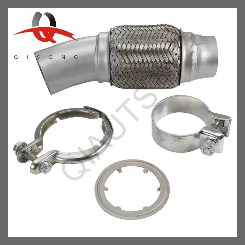 [Qisong] Durable Quality Exhaust Flexible Pipe with Outer Braid