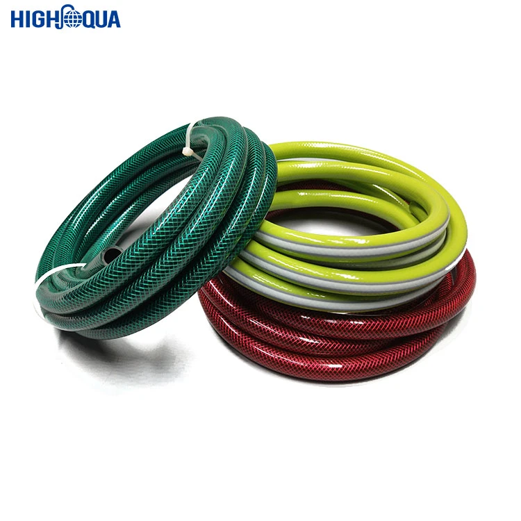 Non Kink Flexible Fiber Braided Reinforced PVC Garden Water Tube