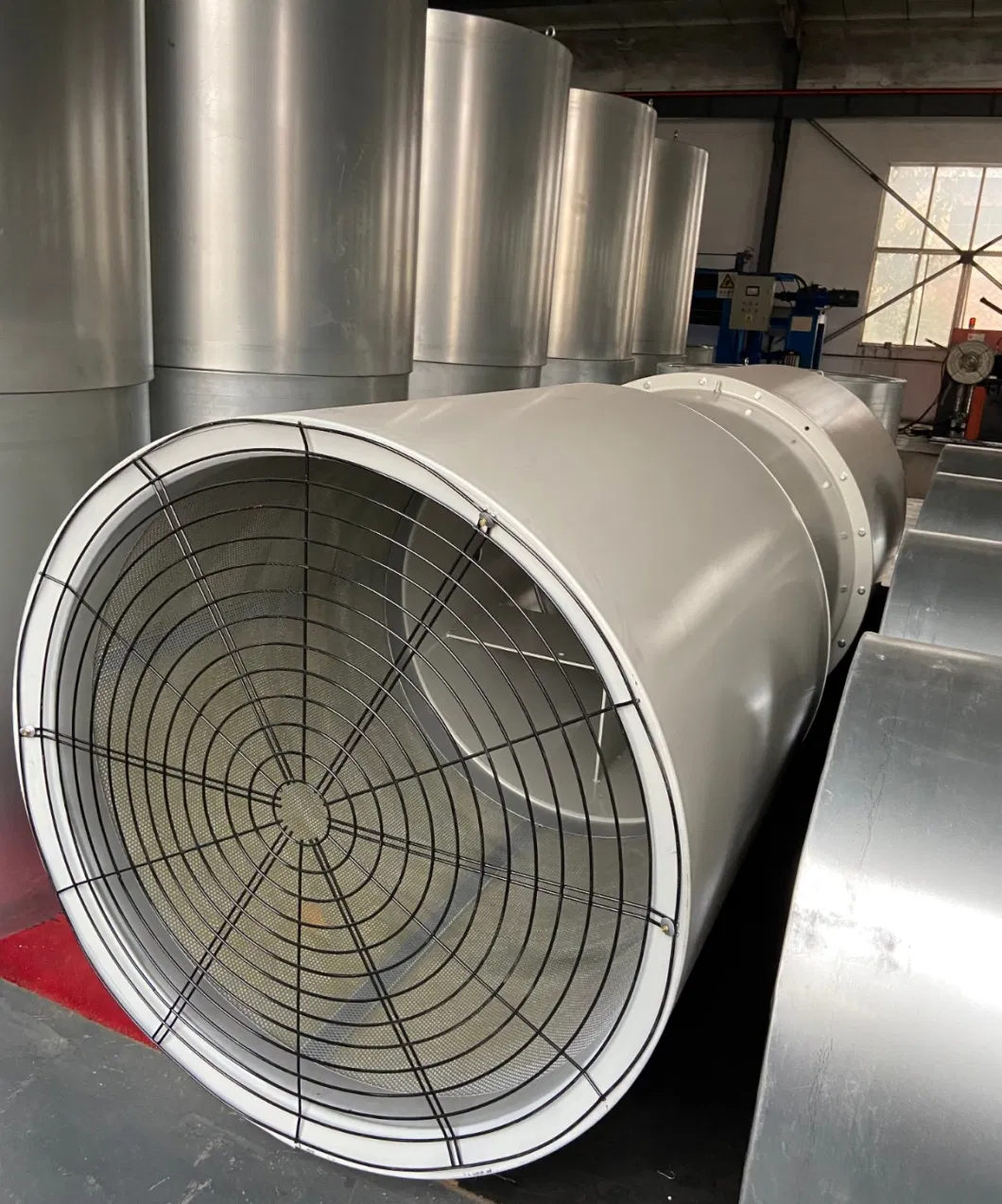 Galvanized Steel Round Duct Silencer Circular Silencer Pipe Spiro Type