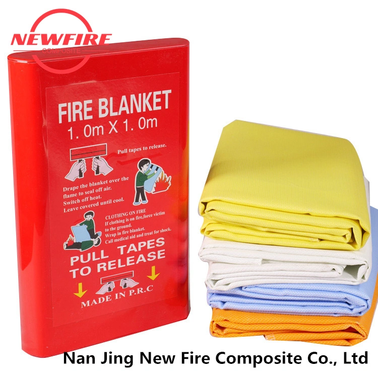 Safety Escape Multifunctional Fire Blanket Silicone Coated Fiberglass Fabric for Emergency/House/Car