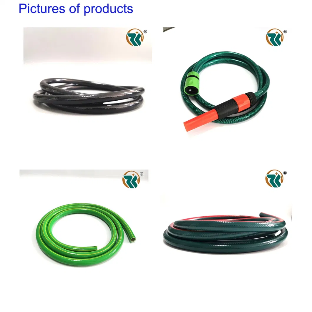 Flexible High Pressure PVC Hose /PVC Fiber Braided Reinforced Water Hose Tube