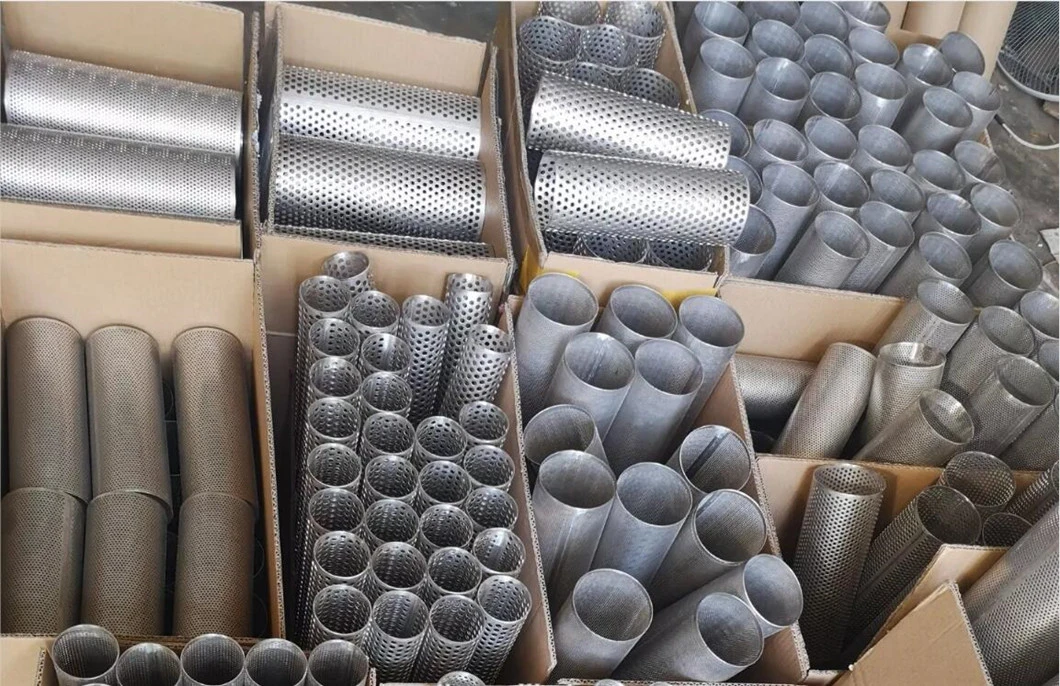 Customized Size Stainless Steel Perforated Tube/Pipe for Strainer Element