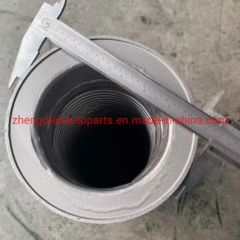 H4120160101A0 Truck Steel Exhaust Flexible Pipe for Foton Auman Truck Spare Parts Beiben North Benz Shacman FAW