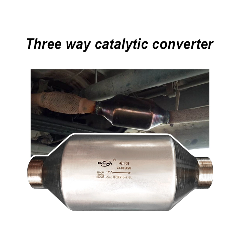 High Quality Three Way Vehicle Catalytic Converter with Exhaust