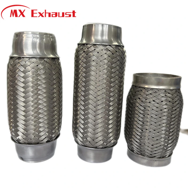 Car Exhaust Pipe Stainless Steel Ss201 Flexible Tube with Double Braids Interlock