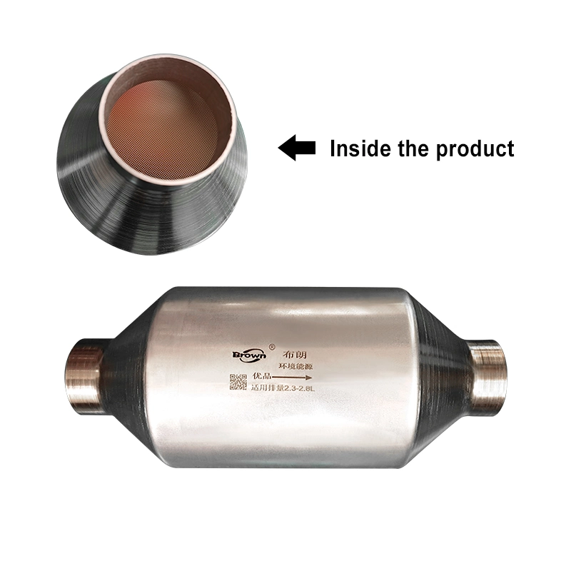 High Quality Three Way Vehicle Catalytic Converter with Exhaust