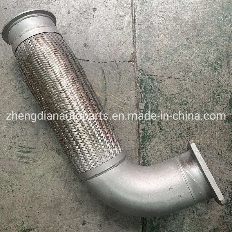 0704900009 5184900209 Truck Steel Exhaust Flexible Pipe for North-Benz Beibentruck Beifangbenchi Heavy Truck