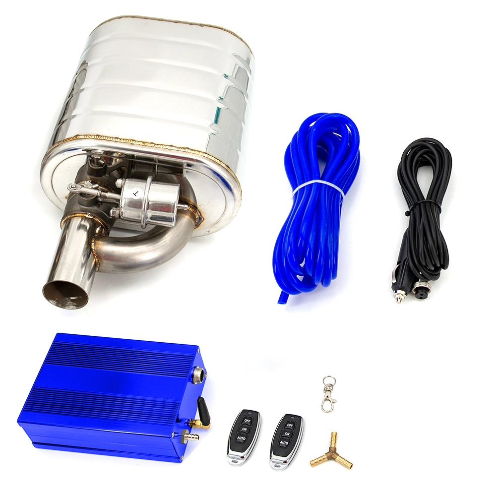 2&quot; 2.5&quot; 3&prime;&prime; Inch Exhaust Muffler with Dump Valve Stainless Steel Electric Exhaust Cutout Remote Control Set