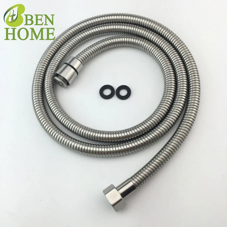 Stainless Steel 2m Shower Hose Flexible Stainless Steel Metal Braided Hose Pipe