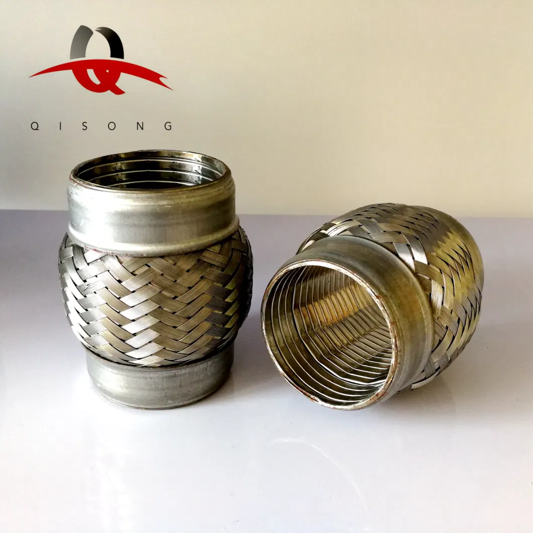 [Qisong] Stainless Steel Car Flexible Pipe Corrugated Exhaust Tubes