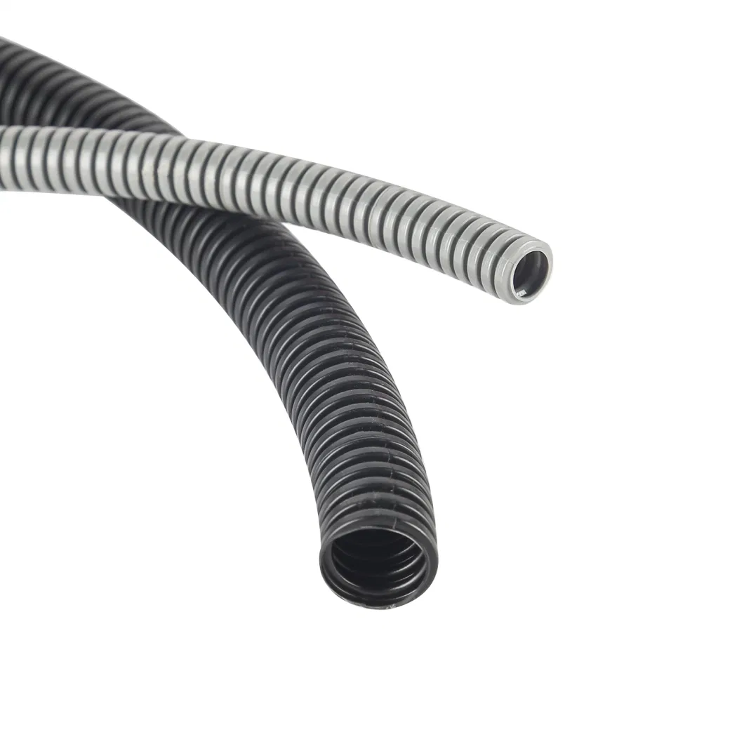 Att Flexible PTFE Plastic Corrugated Hose Bellows Tube Pipe Convoluted Tube