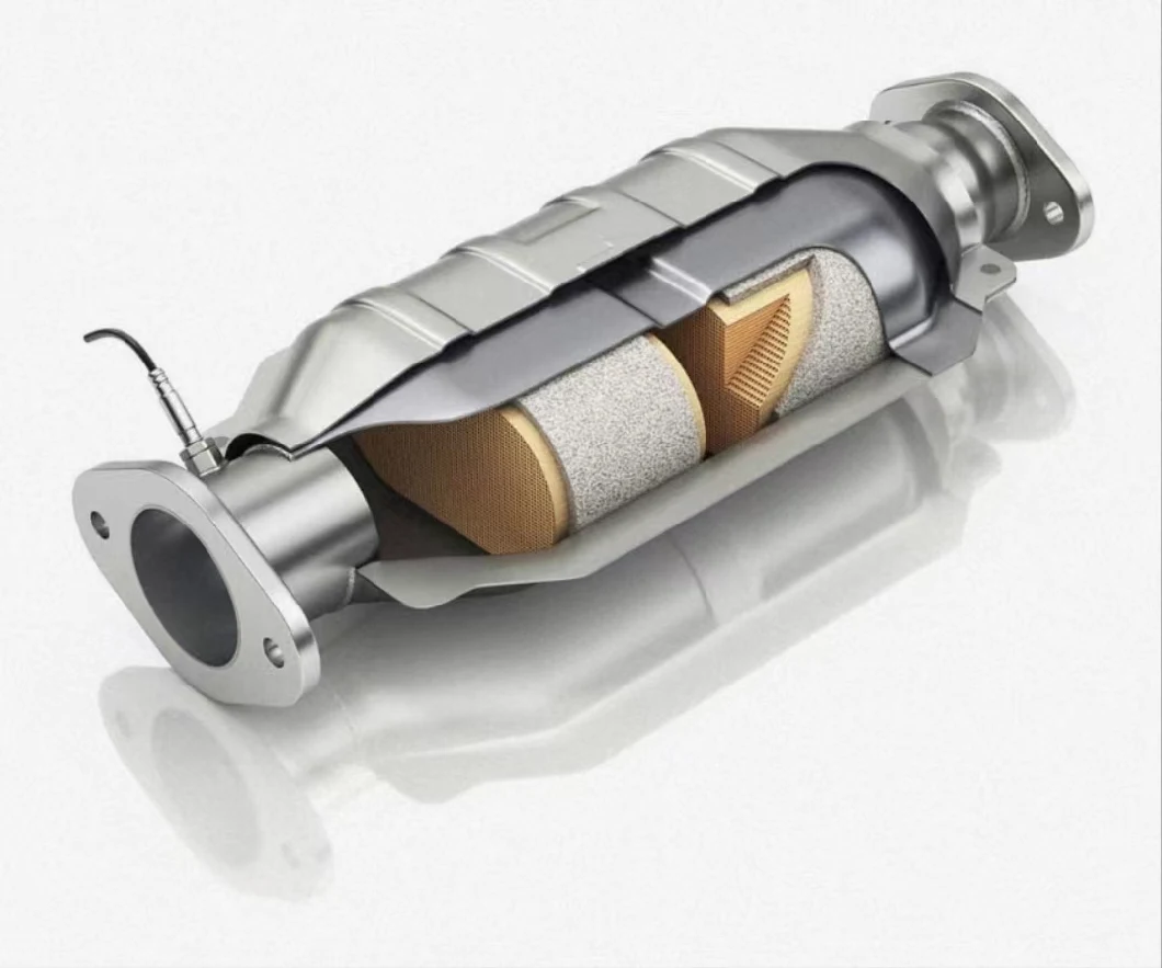 EPA E-MARK Universal Catalyst Car Exhaust System Euro5 Ceramic Substrate Catalytic Converter