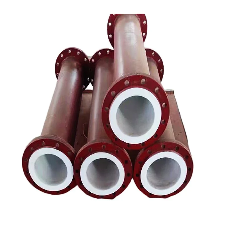 Industrial PTFE Lined Carbon Steel Stainless Steel Pipe