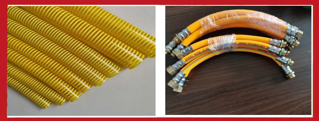 Plastic Hose Flexible Fiber-Braided Reinforced PVC Garden Hose/Pipe/Tube