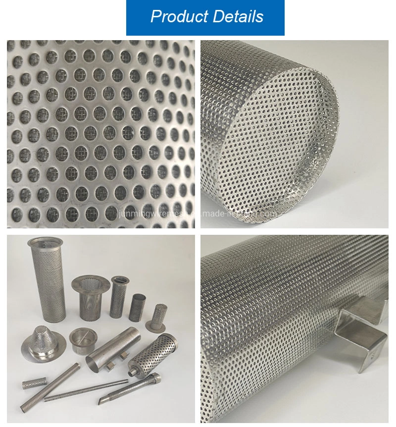 Stainless Steel Filter Mesh Screen Perforated Pipe for Automotive Exhaust