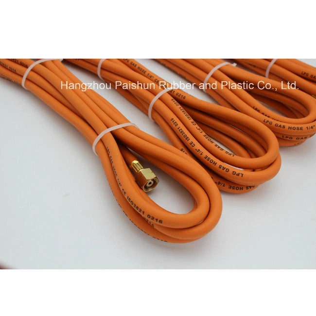 5/16 Inch (8mm) High Quality Orange Flexible Rubber Gas Tube