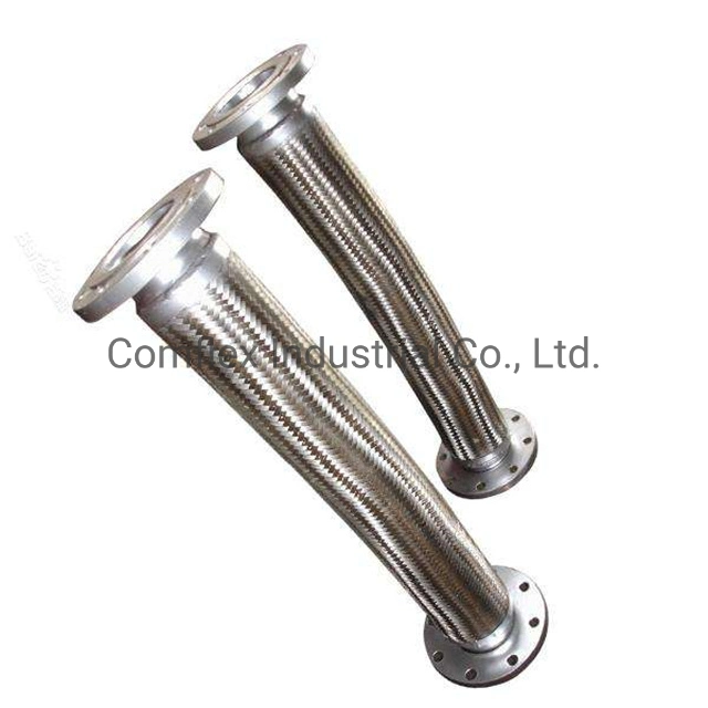 High Temperature and Chemical Resistant Stainless Steel Flexible Braided Convoluted Metal Hose/Pipe/Tube~