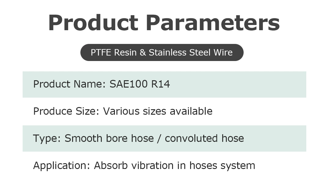 Stainless Steel Braided PTFE Lined Fuel Hose Pipe