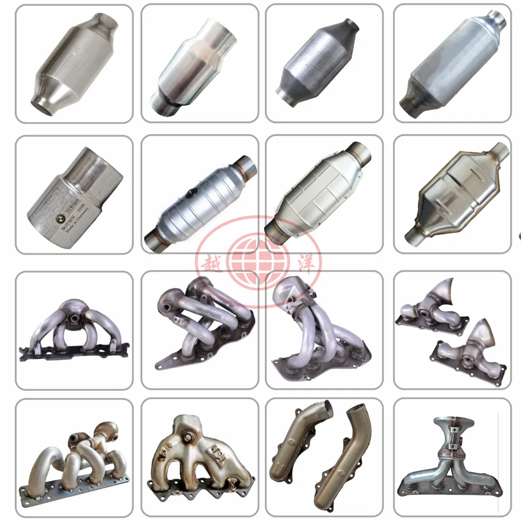 Factory Direct Supply Customization Autoparts Exhauster Pipe High Flow Muffler Silencer for Volkswagen Golf6 Exhaust Muffler