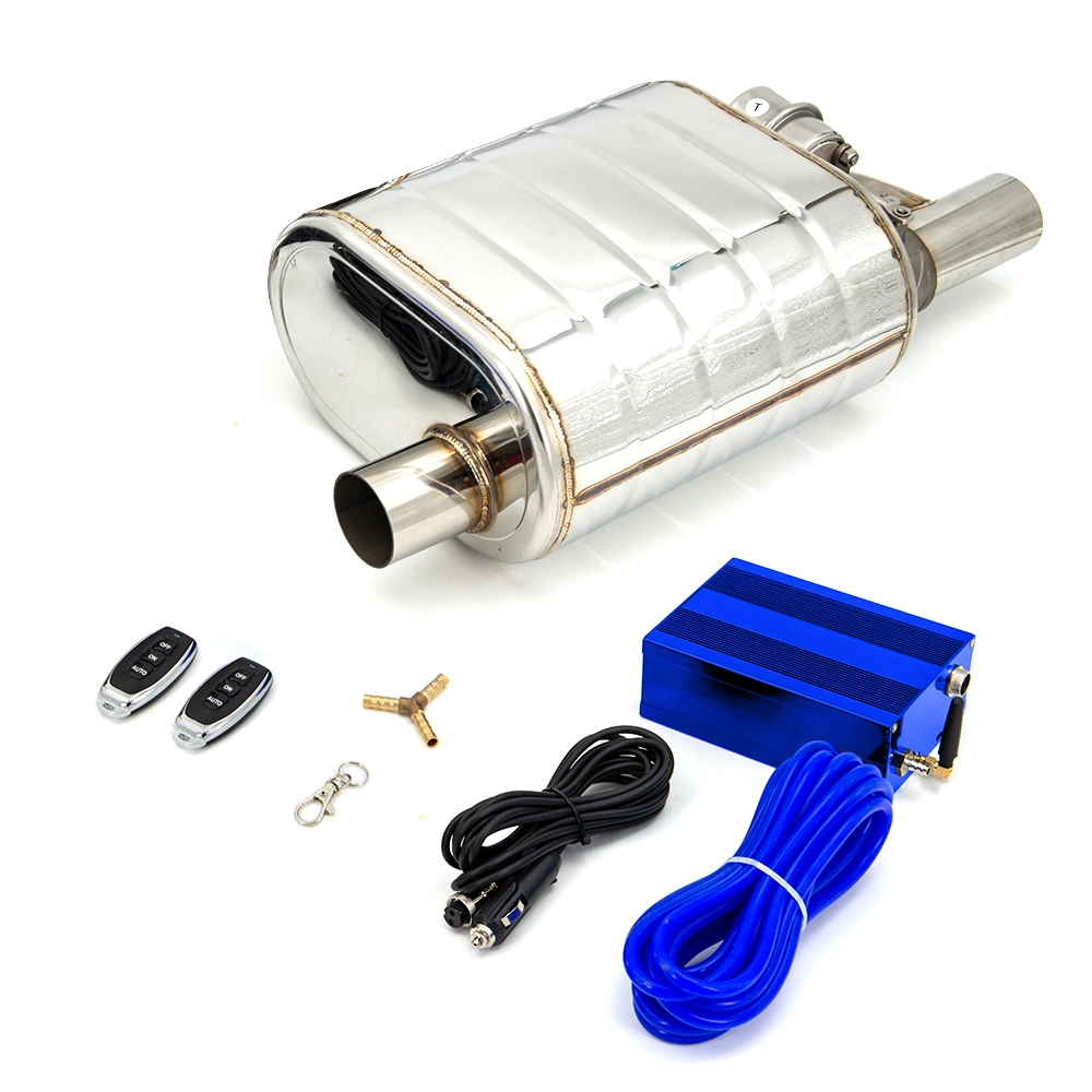 2&quot; 2.5&quot; 3&prime;&prime; Inch Exhaust Muffler with Dump Valve Stainless Steel Electric Exhaust Cutout Remote Control Set