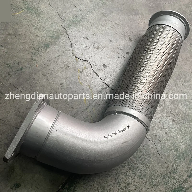 0704900009 5184900209 Truck Steel Exhaust Flexible Pipe for North-Benz Beibentruck Beifangbenchi Heavy Truck