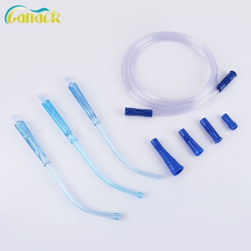 Disposable Yankauer Flexible Suction Joint Connecter Tube with Slip-Resistant Handle