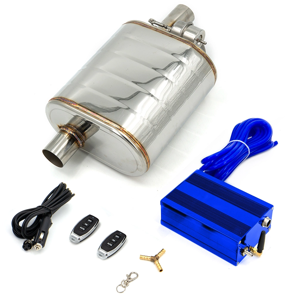 2&quot; 2.5&quot; 3&prime;&prime; Inch Exhaust Muffler with Dump Valve Stainless Steel Electric Exhaust Cutout Remote Control Set