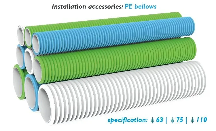 Free Sample HDPE Tube Bellows Flexible Corrugated Plastic Tubing Pipe HDPE Transparent Tube