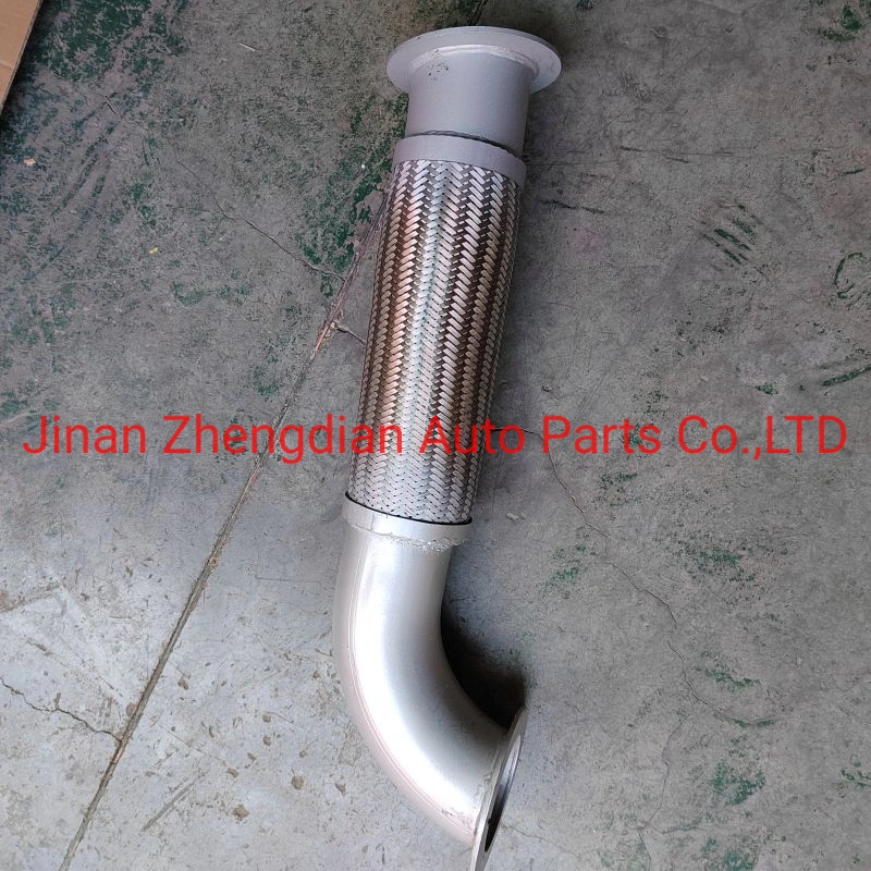 Wg9725549051 Exhaust Pipe Metal Flexible Pipe for Sinotruk HOWO Steyr Sitrak Truck Spare Parts