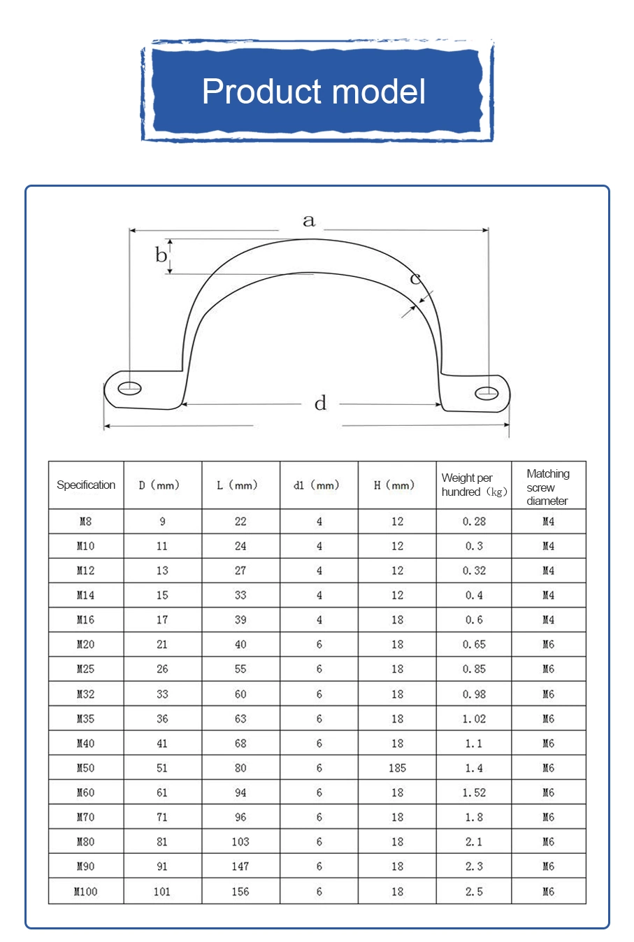 Stainless Steel 304 Heavy Duty Exhaust Clamp Stainless Steel Pipe Clamp