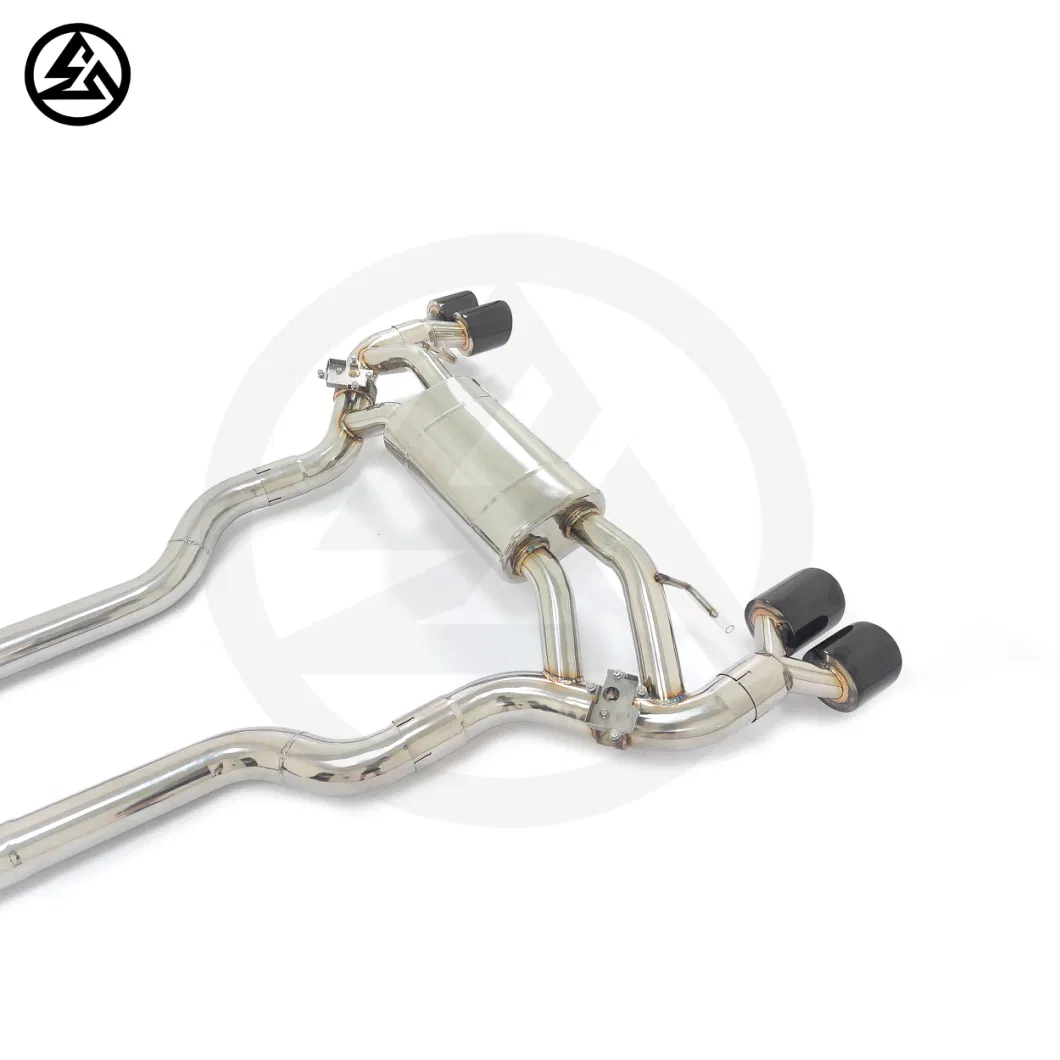 Csz Full Exhaust System for BMW M5 F90 4.4tt Downpipes&Valved Muffler SS304 Sport Catback