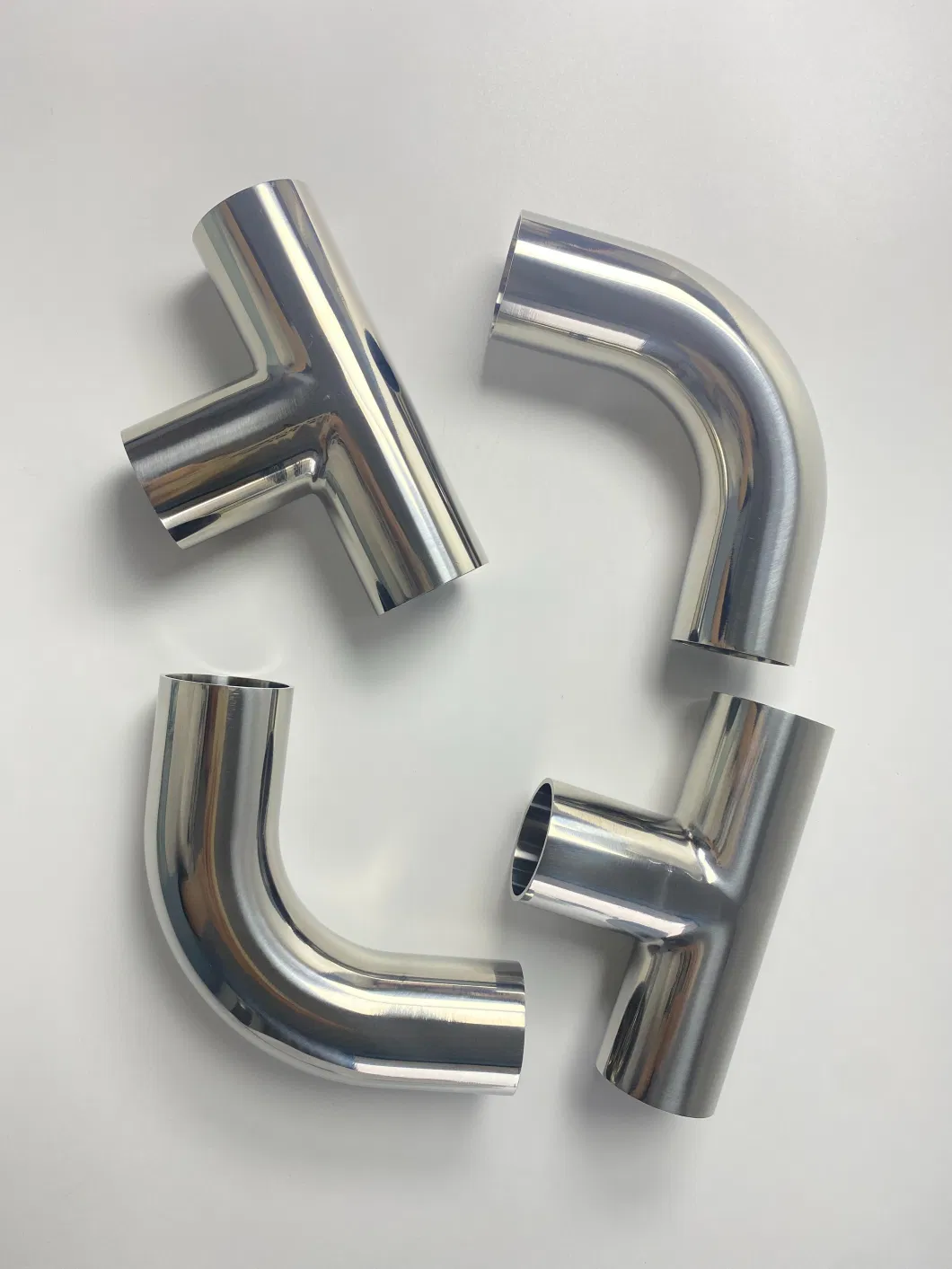 Affordable Sanitary Food Grade Pipe Fittings: 4-Inch Stainless Steel Unequal Tee with Reduced Size