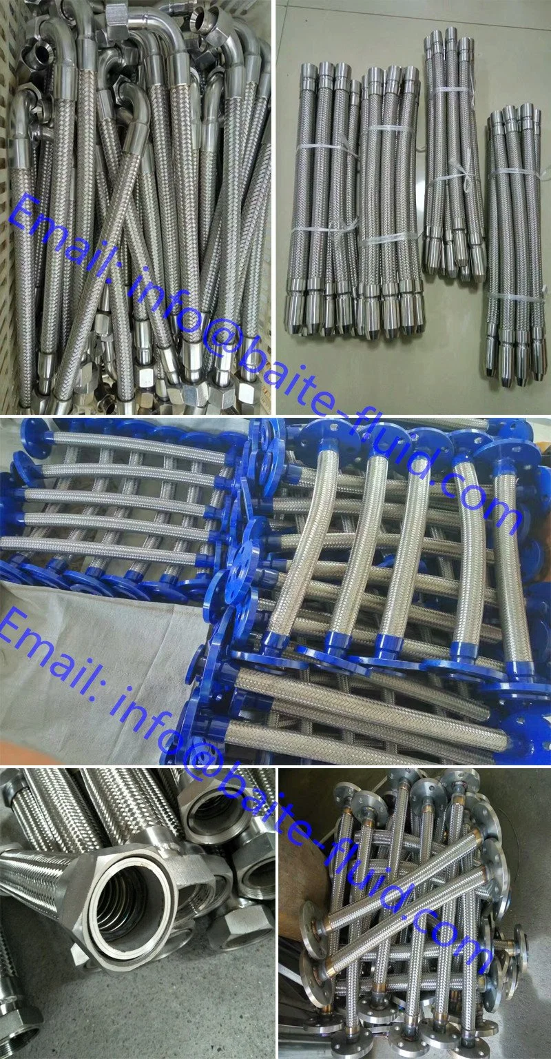 Braided Metal Hose Flexible Connector Exhaust Flexible Tube