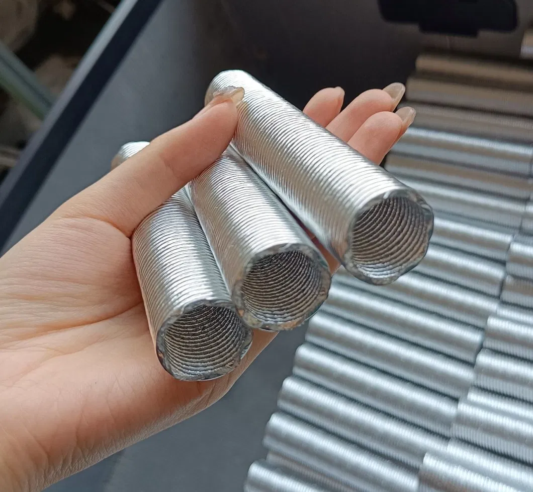 High Temperature Protection Aluminum Foil Fiberglass Corrugated Pipe 60mm for Automotive