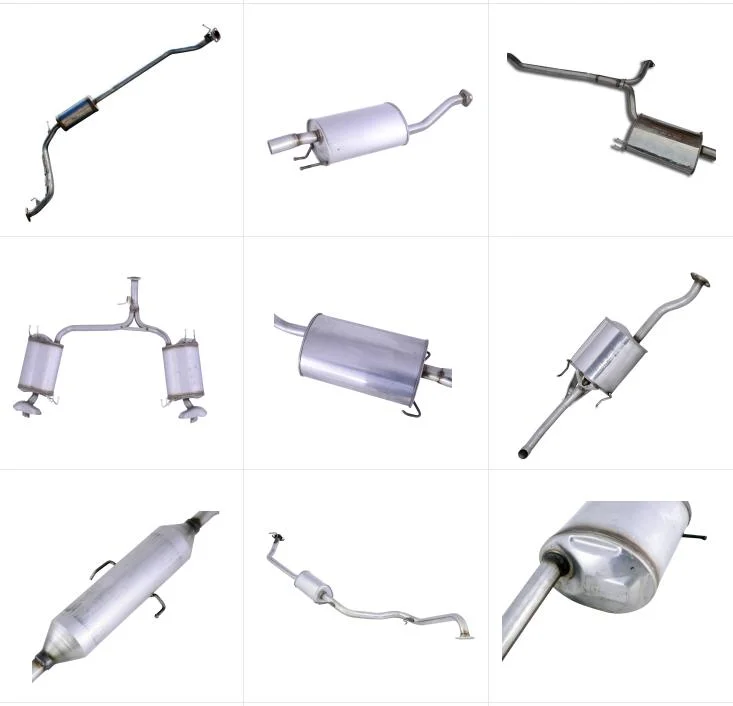 Ss409 Stainless Steel Automobile Spare Parts Exhaust Muffler for Honda High Performance Exhaust Muffler