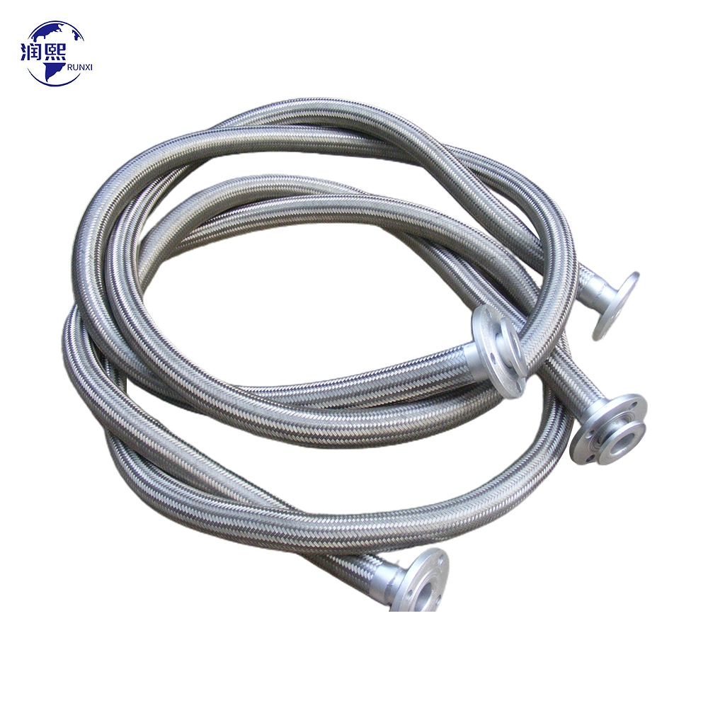 Small Volume 304 Stainless Steel Braided Metal Flexible Tube Hose