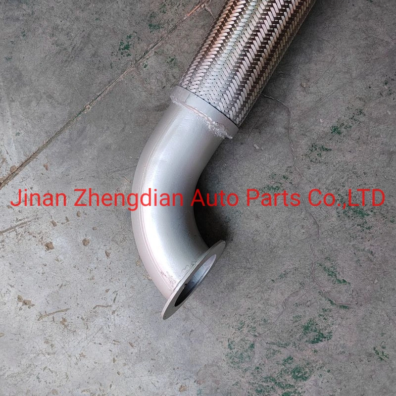 Wg9725549051 Exhaust Pipe Metal Flexible Pipe for Sinotruk HOWO Steyr Sitrak Truck Spare Parts