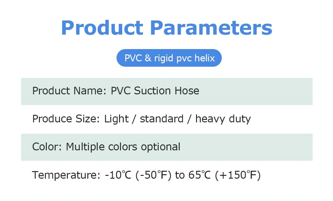 Flexible PVC Suction Water Hose/Corrugated Pipe