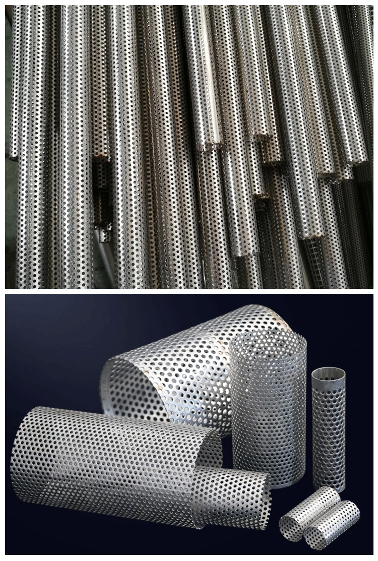 Stainless Steel Filter Mesh Screen Perforated Pipe for Automotive Exhaust