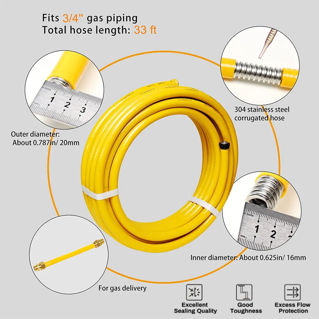 Ifan Factory Stainless Steel Bath Flexible Shower Hose Tube Pipe