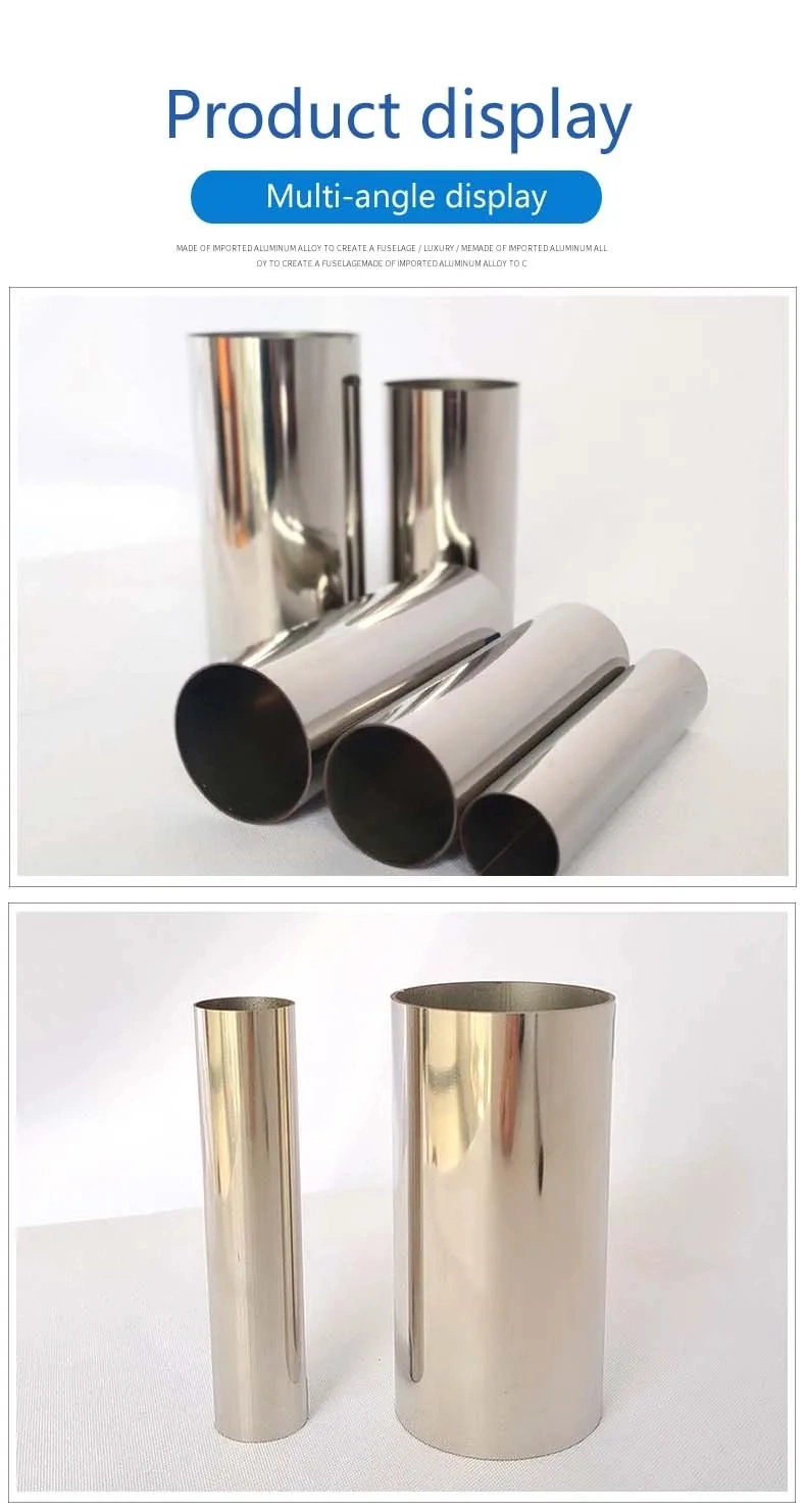 Pipe Tube Flexible Round 202 Welded 304 304L 316 316L 321 Stainless Steel Seamless Steel 304 Stainless Steel Tube