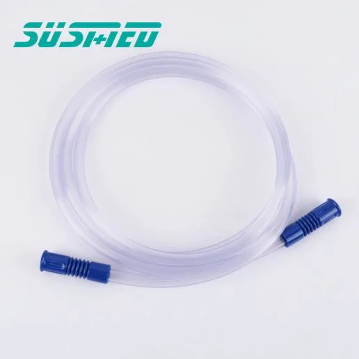 Disposable Yankauer Flexible Suction Joint Connecter Tube with Slip-Resistant Handle