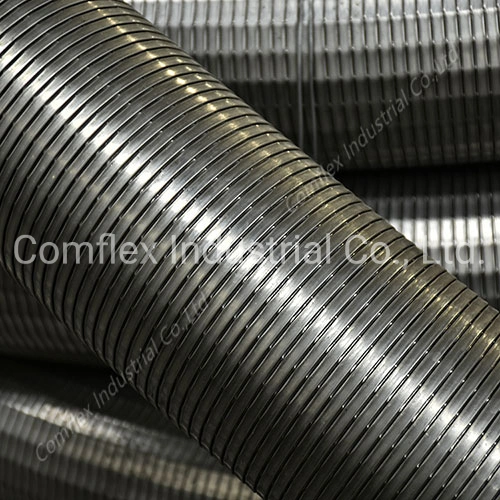 High Quality Polygonal / Round Stainless Steel Interlock Exhaust Pipe