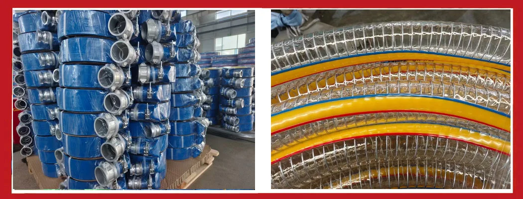 Plastic Hose Flexible Fiber-Braided Reinforced PVC Garden Hose/Pipe/Tube