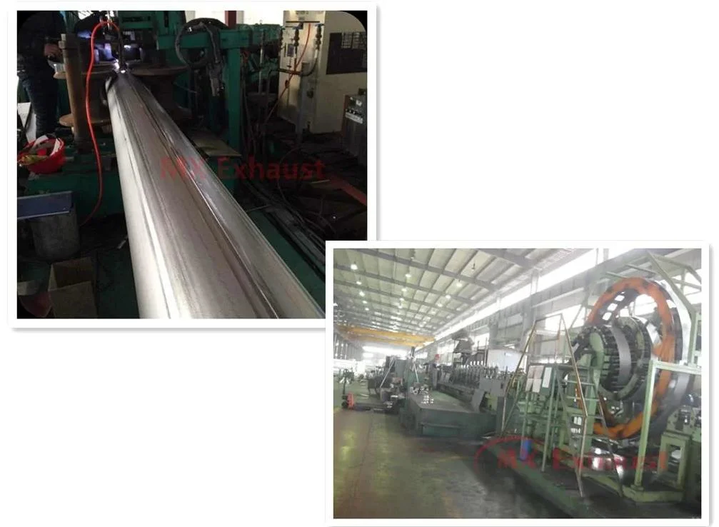 High Quality Escape Tubo Dx53D/SA1d ERW Aluminized Straight Steel Pipe