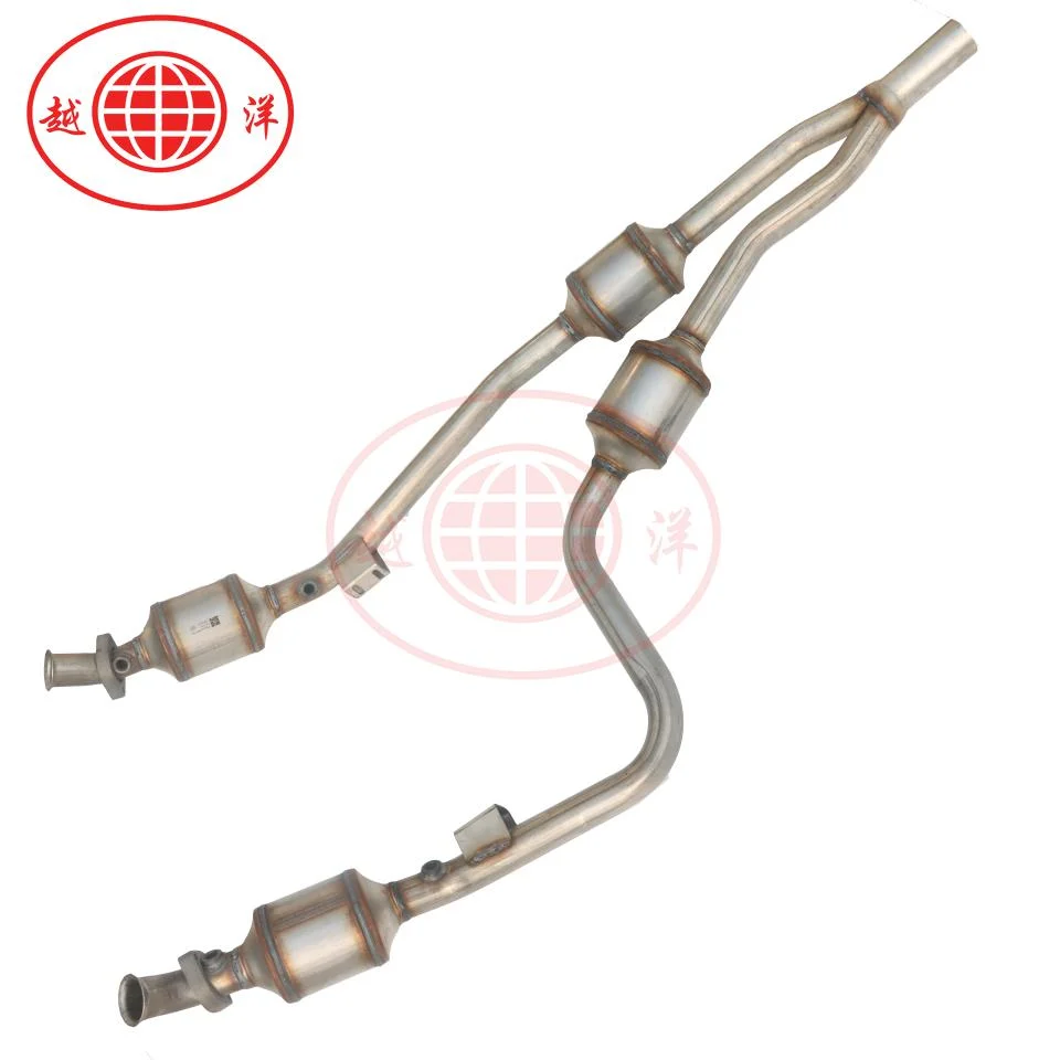 Automobile Exhaust Catalytic Converter Euro 3-5 High Quality for Mercedes Benz 164 Gl350 Ceramic Honeycomb Catalytic Converter