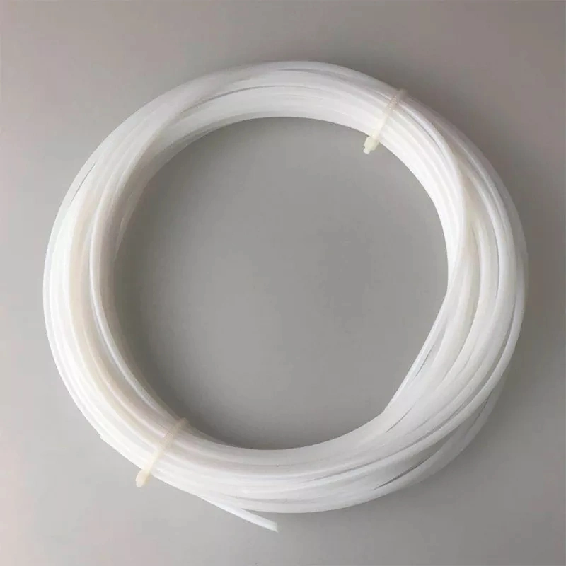 Natural White High Quality Flexible Wire Braided PTFE/ Plastic Hoses/Tube