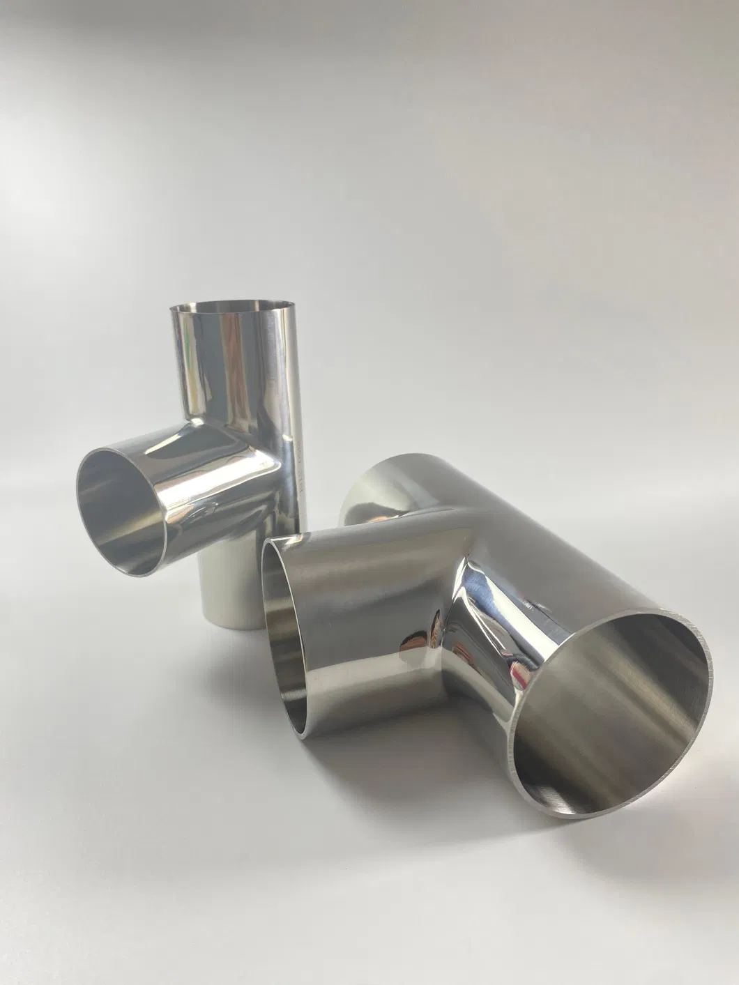 Affordable Sanitary Food Grade Pipe Fittings: 4-Inch Stainless Steel Unequal Tee with Reduced Size