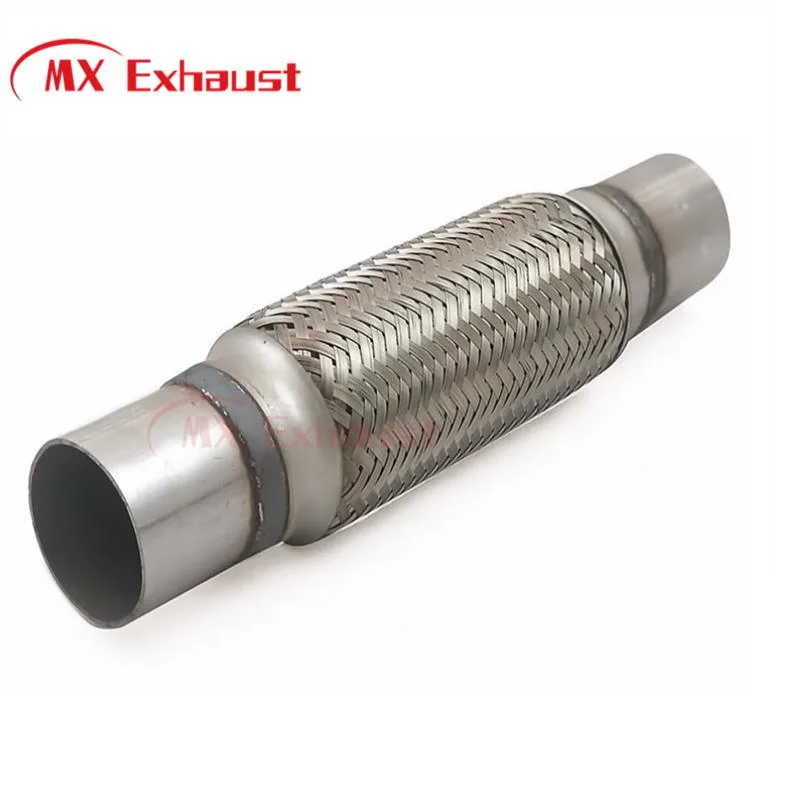 Hot Muffler Corrugation Exhaust Flexible Pipe Coupling Exhaust Flexible with Nipples Ss201 SS304