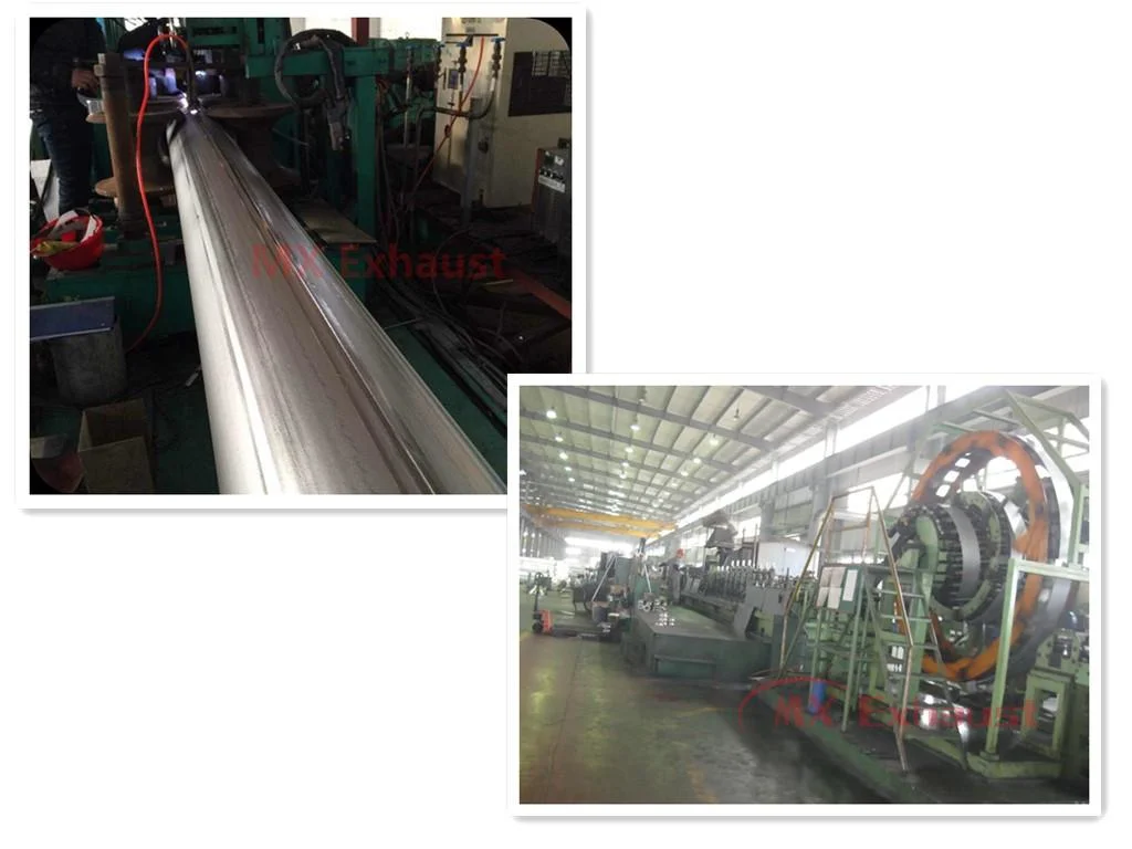 Chinese Dx53D As120 Aluminized Steel Tube 1.5mm Wall Thickness Cold Rolled and Punched Welded Cut Bended